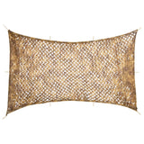 Vidaxx camouflagenet med opbevaringspose 600x414 cm sandfarvet