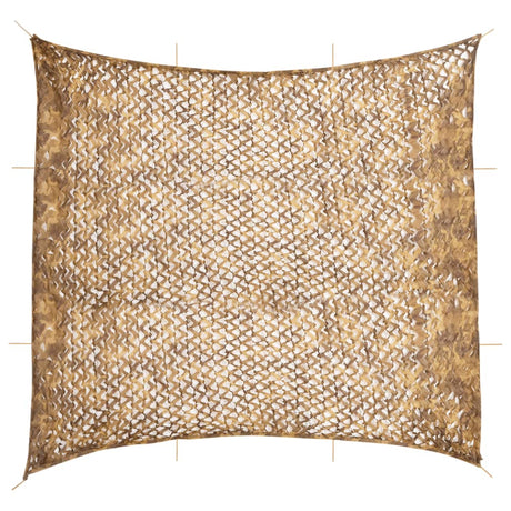 Vidaxx camouflagenet med opbevaringspose 614x581 cm sandfarvet