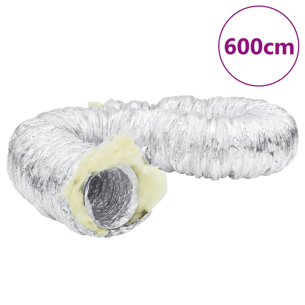 Vidaxx ventilationsslange isoleret ø10 cm 6 m alu