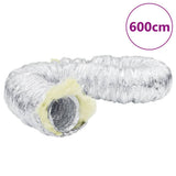 Vidaxx ventilationsslange isoleret ø12,5 cm 6 m alu