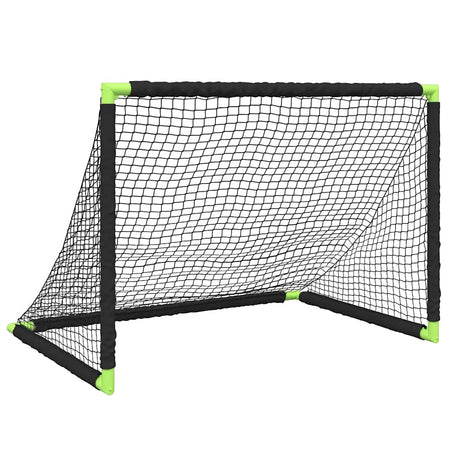 Vidaxx foldbart børne fodboldmål 90x64x64 cm sort