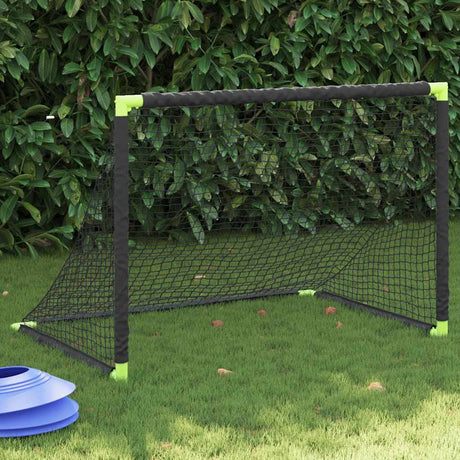 Vidaxx foldbart børne fodboldmål 90x64x64 cm sort