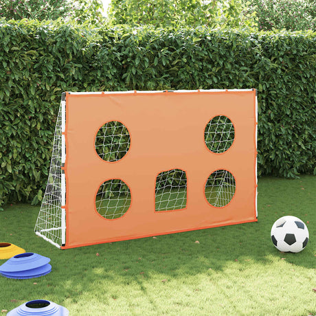 VidaXL børnefodboldmål med målmåtte og bold 182x62x118 cm
