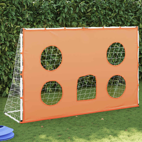 VidaXL børnefodboldmål med målmåtte og bold 182x62x118 cm
