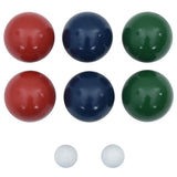 Vidaxl 8-delt jeu de boules kuglesæt og bæretaske lavet af massivt fyrretræ
