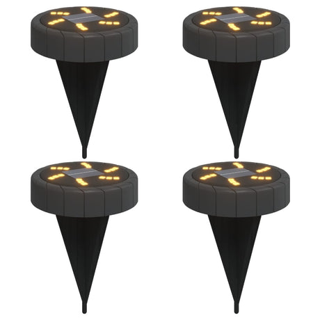 Vidaxx jordlamper 4 stk solar med jordspyd varm hvid