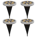 Vidaxx jordlamper 4 stk solar med jordspyd varm hvid