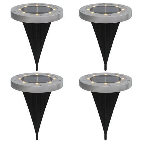 Vidaxx jordlamper 4 stk solar med jordspyd varm hvid