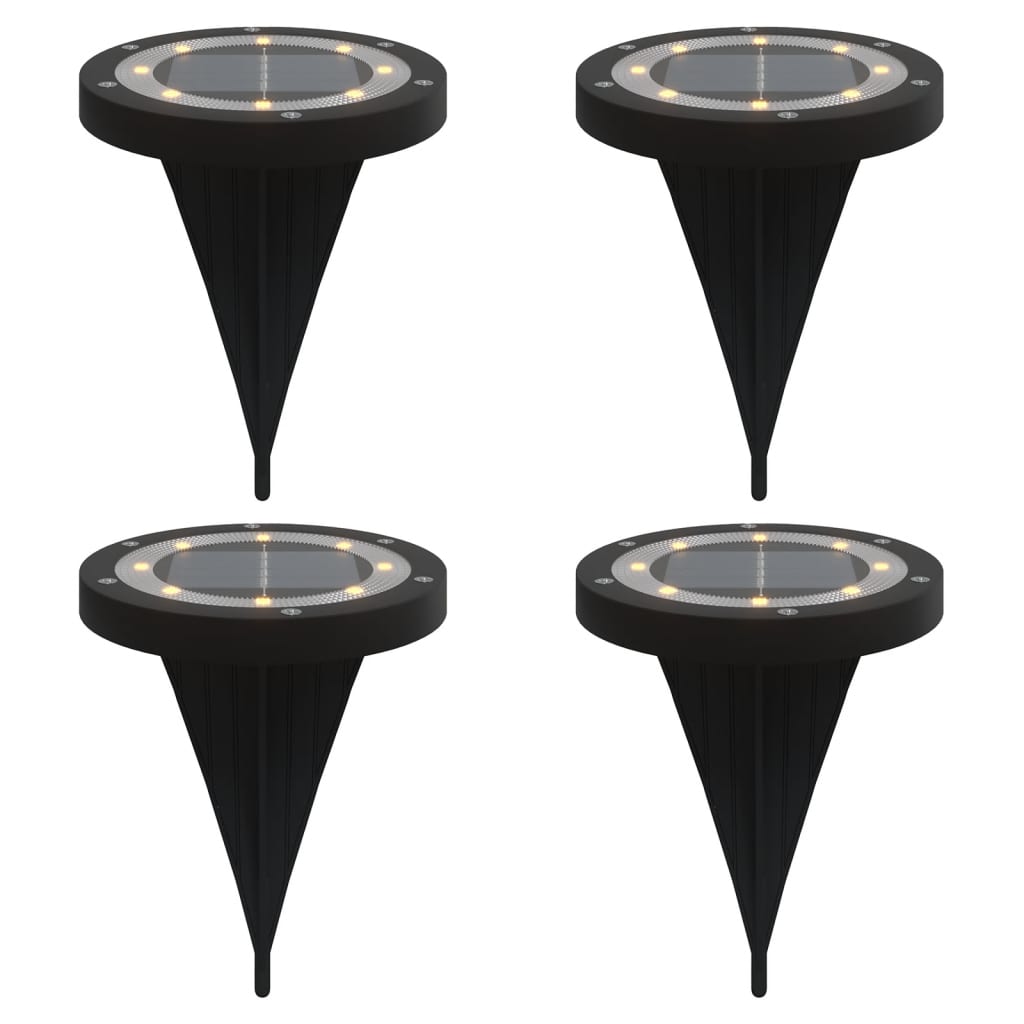 Vidaxx jordlamper 4 stk solar med jordspyd varm hvid