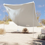 Vidaxx strandfortelt med sandankre 214x236 cm grå