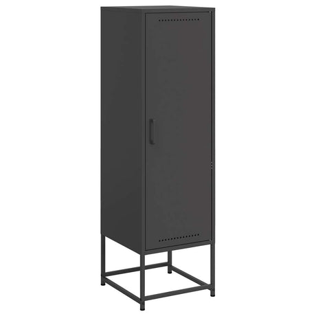 Vidaxl hoge kast 36x39x123 cm staal zwart