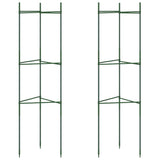 Vidaxl tomatbur 2 stk 116 cm stål og polypropylen