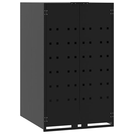 Vidaxx beholderopbevaring til 1 beholder 69x79x117 cm sort stål