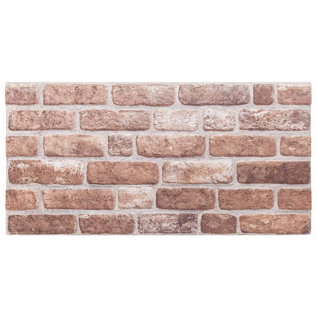 VidaXL vægpaneler 10 stk 3d 100x50 cm eps brun