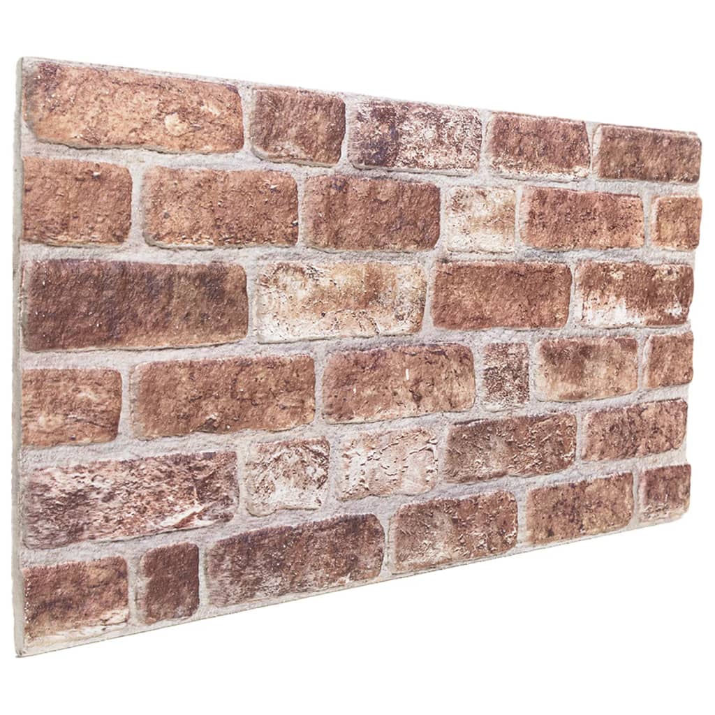 VidaXL vægpaneler 10 stk 3d 100x50 cm eps brun