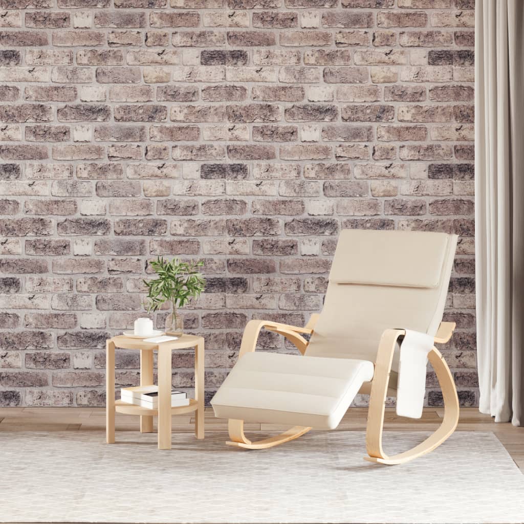 VidaXL Vægpaneler 10 stk 3D 100x50 cm EPS mørkebrun