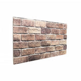 VidaXL Vægpaneler 10 stk 3D 100x50 cm EPS brun