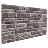 Vidaxx vægpaneler 10 stk 3d 100x50 cm eps antracit