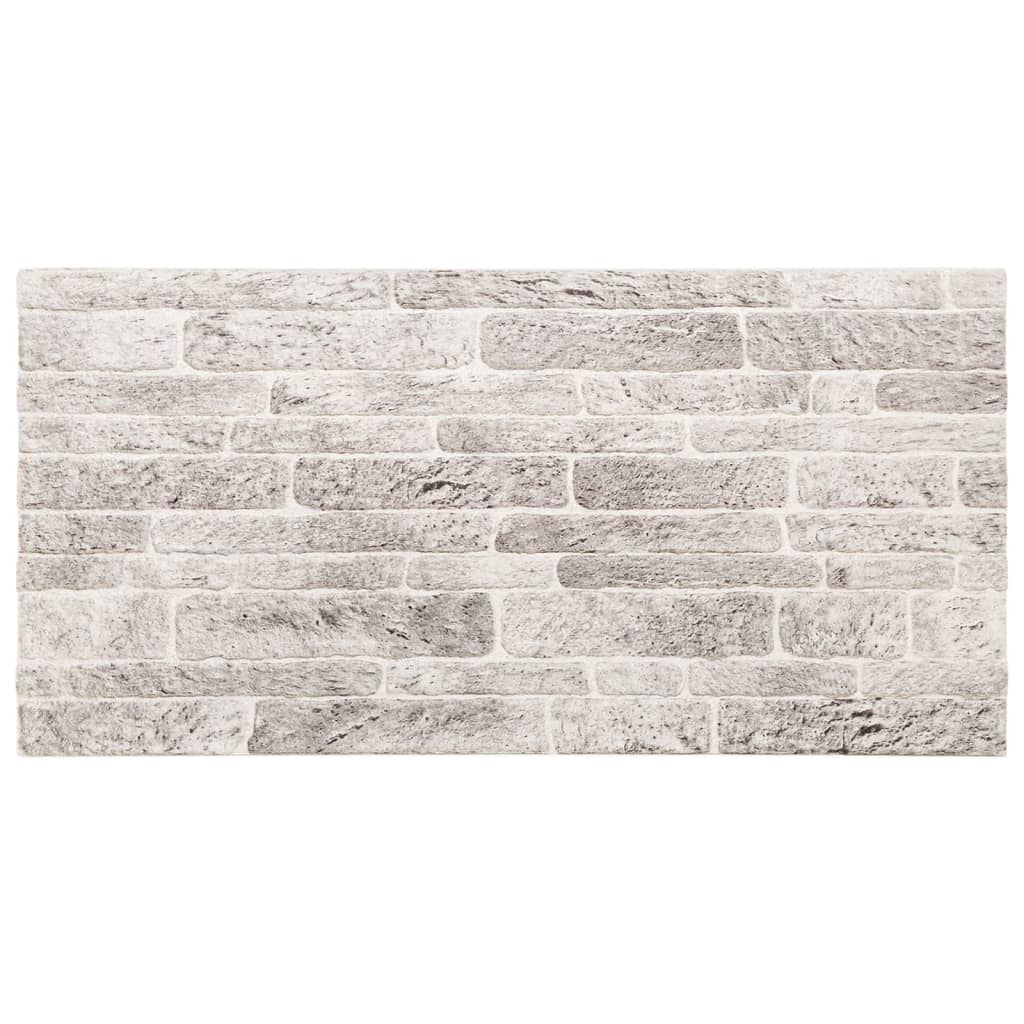 VidaXL vægpaneler 10 stk 3d 100x50 cm eps lysegrå