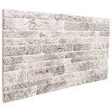 VidaXL vægpaneler 10 stk 3d 100x50 cm eps lysegrå