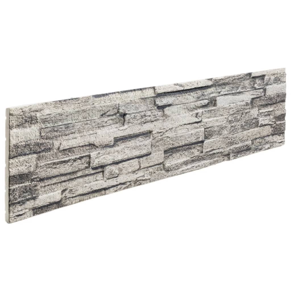 Vidaxx vægpaneler 14 stk 3d 100x25 cm eps lysegrå