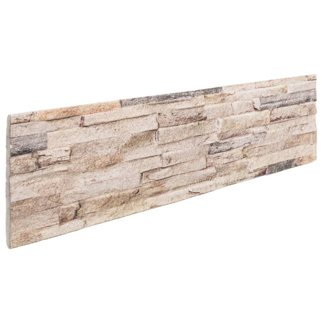 Vidaxx vægpaneler 14 stk 3d 100x25 cm eps rød og hvid