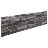 Vidaxx vægpaneler 14 stk 3d 100x25 cm eps antracit