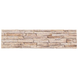 Vidaxx vægpaneler 14 stk 3d 100x25 cm eps brun