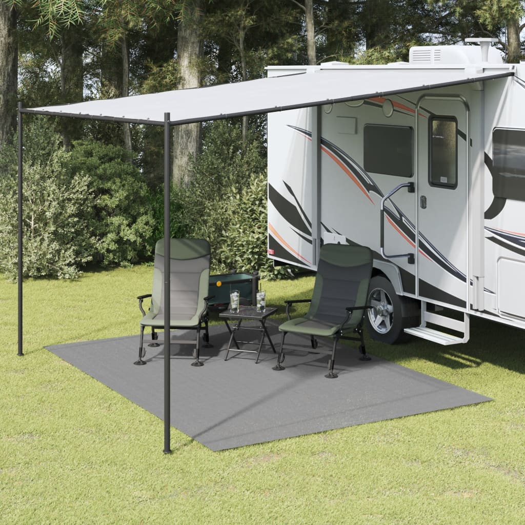 Vidaxx campingtæppe 3,5x2,5 m lysegrå