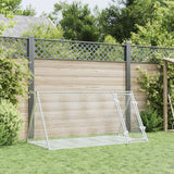 Vidaxxl kaninbur 200x105x91 cm galvaniseret stål sølvfarvet
