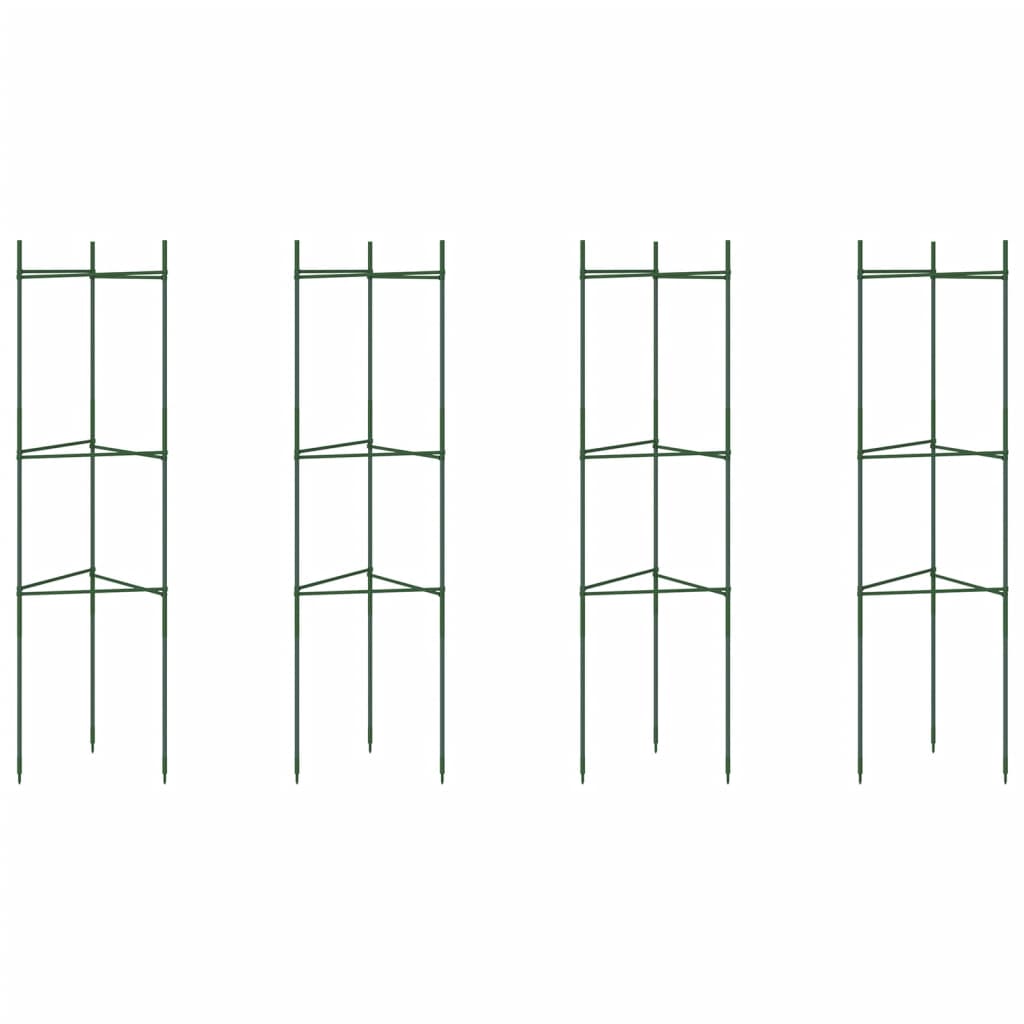 Vidaxl tomatbure 4 stk 116 cm stål og polypropylen