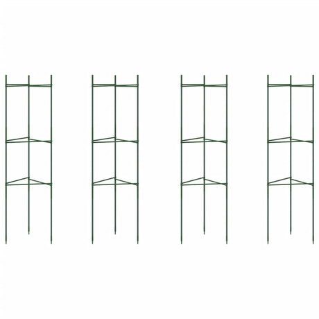 Vidaxl tomatbure 4 stk 116 cm stål og polypropylen