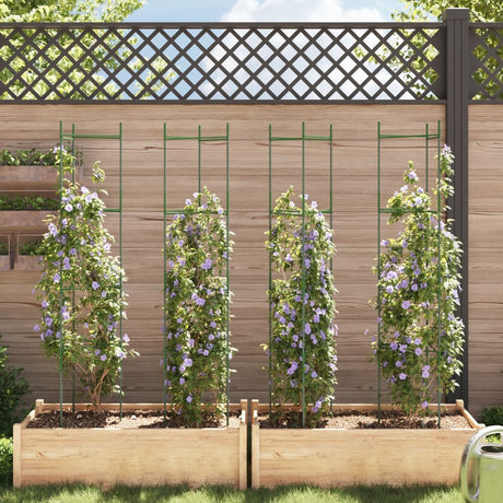Vidaxl tomatbure 4 stk 154 cm stål og polypropylen