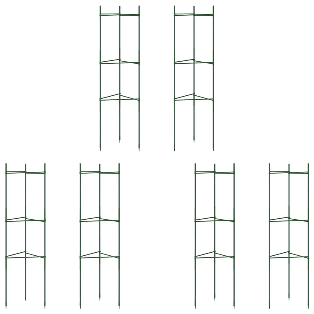 Vidaxl tomatbure 6 stk 116 cm stål og polypropylen