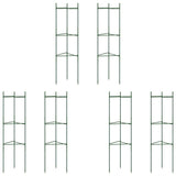 Vidaxl tomatbure 6 stk 116 cm stål og polypropylen