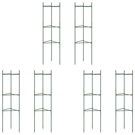 Vidaxl tomatbure 6 stk 116 cm stål og polypropylen