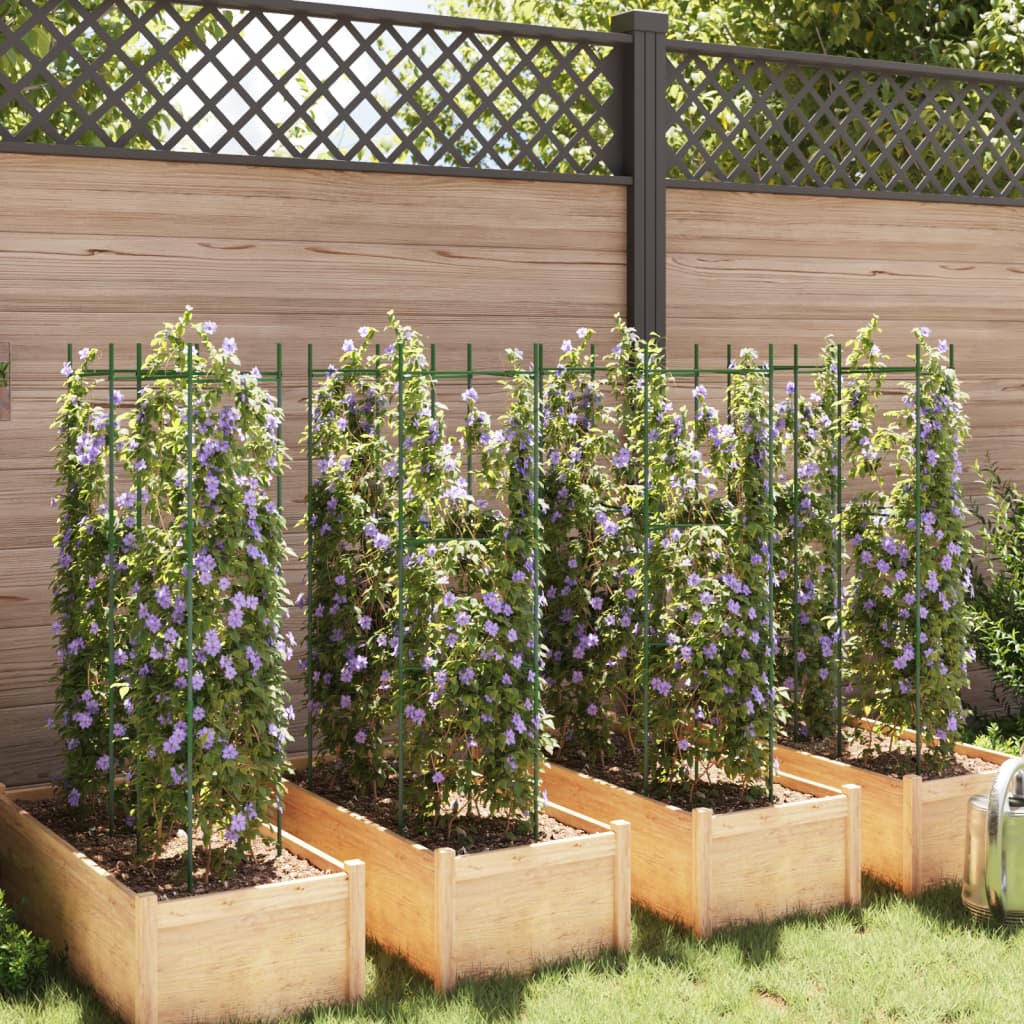 Vidaxl tomatbure 8 stk 116 cm stål og polypropylen