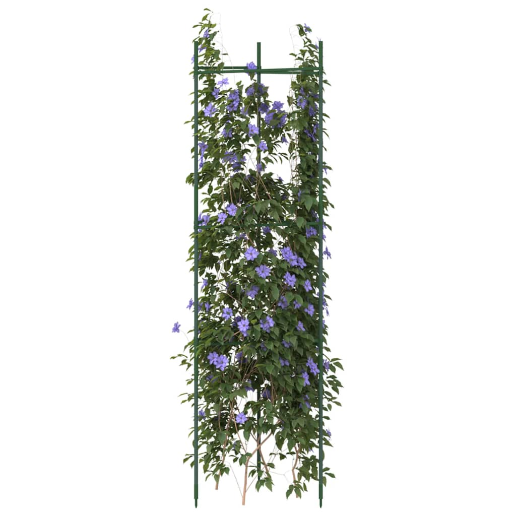 Vidaxl tomatbure 8 stk 116 cm stål og polypropylen