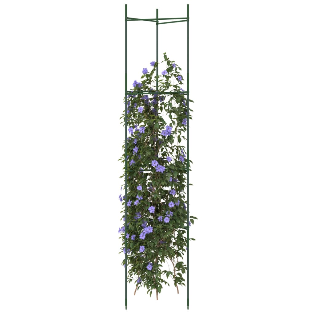 Vidaxl tomatbur 8 stk 154 cm stål og polypropylen