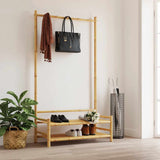 VidaXL tøjstativ med hylder 103x40x183 cm bambus