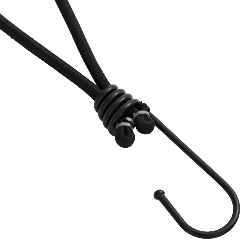 Vidaxl spændelastik med kroge 25 stk 17 cm