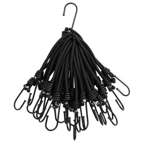 Vidaxl spændelastik med kroge 50 stk 17 cm