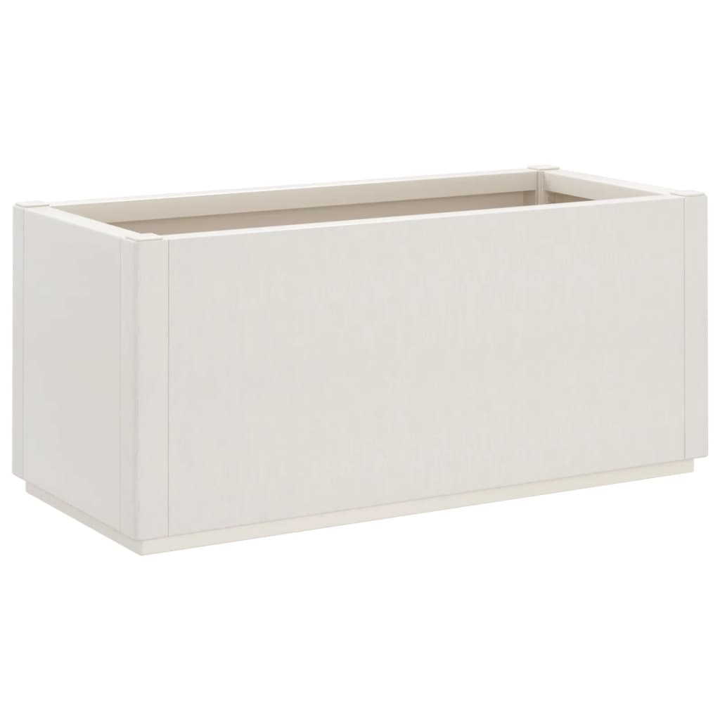 Vidaxx plantekasse 80x36x35 cm polypropylen hvid