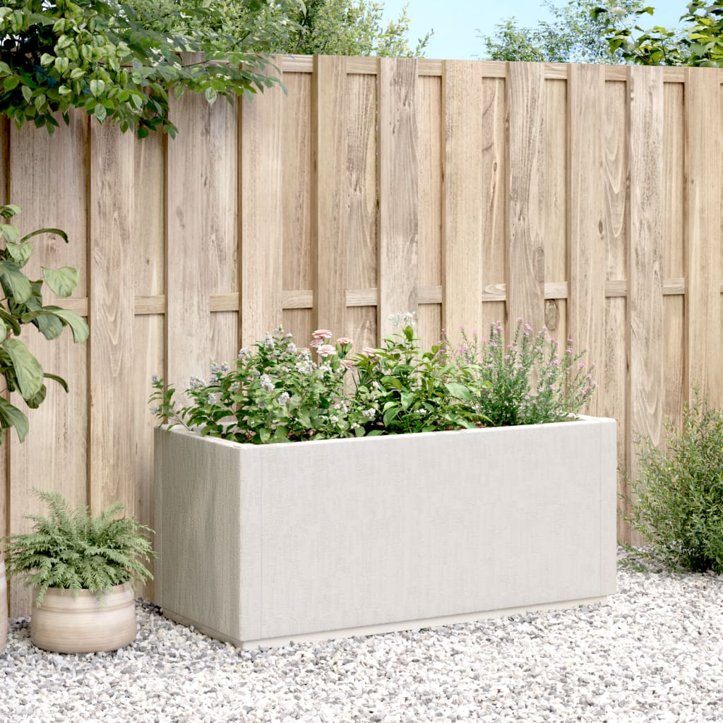 Vidaxx plantekasse 80x36x35 cm polypropylen hvid