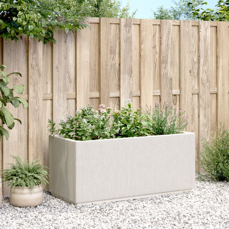 Vidaxx plantekasse 80x36x35 cm polypropylen hvid