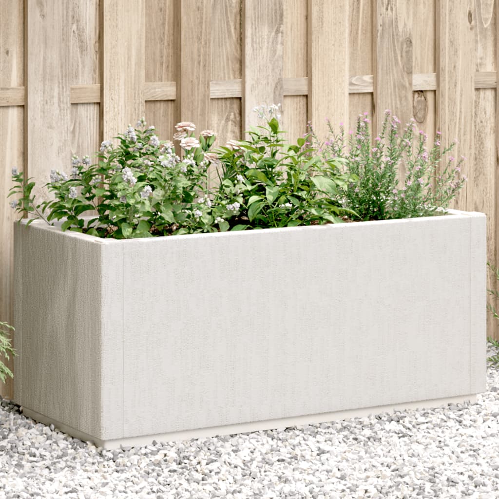 Vidaxx plantekasse 80x36x35 cm polypropylen hvid