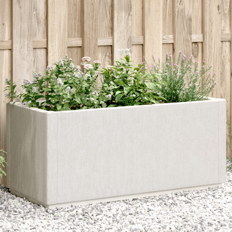 Vidaxx plantekasse 80x36x35 cm polypropylen hvid
