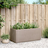 Vidaxx plantekasse 80x36x35 cm polypropylen lysebrun