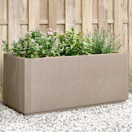 Vidaxx plantekasse 80x36x35 cm polypropylen lysebrun