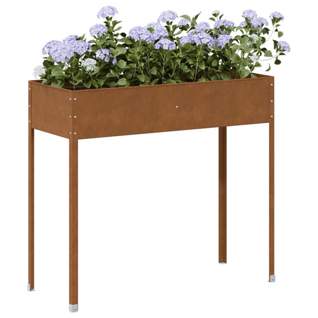 Vidaxx plantekasse 100,5x40,5x90 cm vejrbestandigt stål
